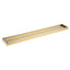Cavallo AR42-8 Square Double Towel Rail 800mm - Brushed Gold