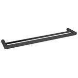 Esperia Double Towel Rail 800mm - Black