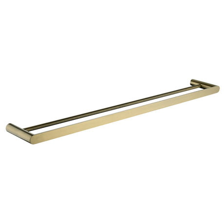 Esperia Double Towel Rail 800mm - Brushed Gold