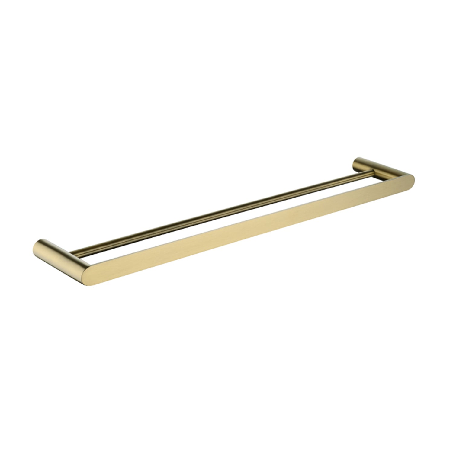 Esperia Double Towel Rail 600mm - Brushed Gold