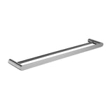 Esperia Double Towel Rail 600mm - Brushed Gun Metal