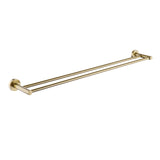 Pentro Double Towel Rail 790mm - Brushed Gold
