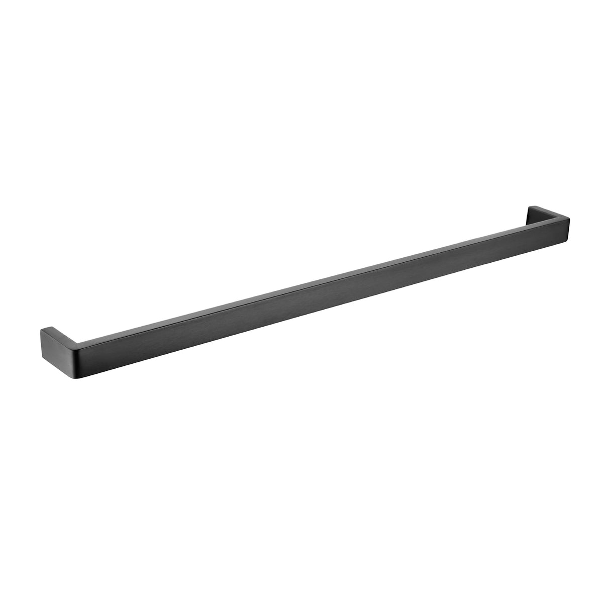 Cavallo AR71-8 Square Single Towel Rail 800mm - Brushed Gun Metal