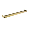 Cavallo AR72-8 Square Double Towel Rail 800mm - Brushed Brass