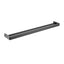 Cavallo AR72-8 Square Double Towel Rail 800mm - Brushed Gun Metal
