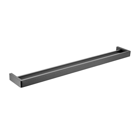 Cavallo AR72-8 Square Double Towel Rail 800mm - Brushed Gun Metal