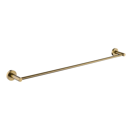 Pentro Single Towel Rail 800mm - Brushed Gold