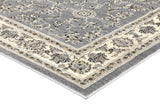 Arya  Grey Cream Border Rug