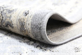 Arya  Grey Cream Border Rug