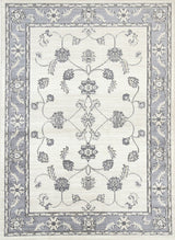 Arya Cream Grey Oriental Rug