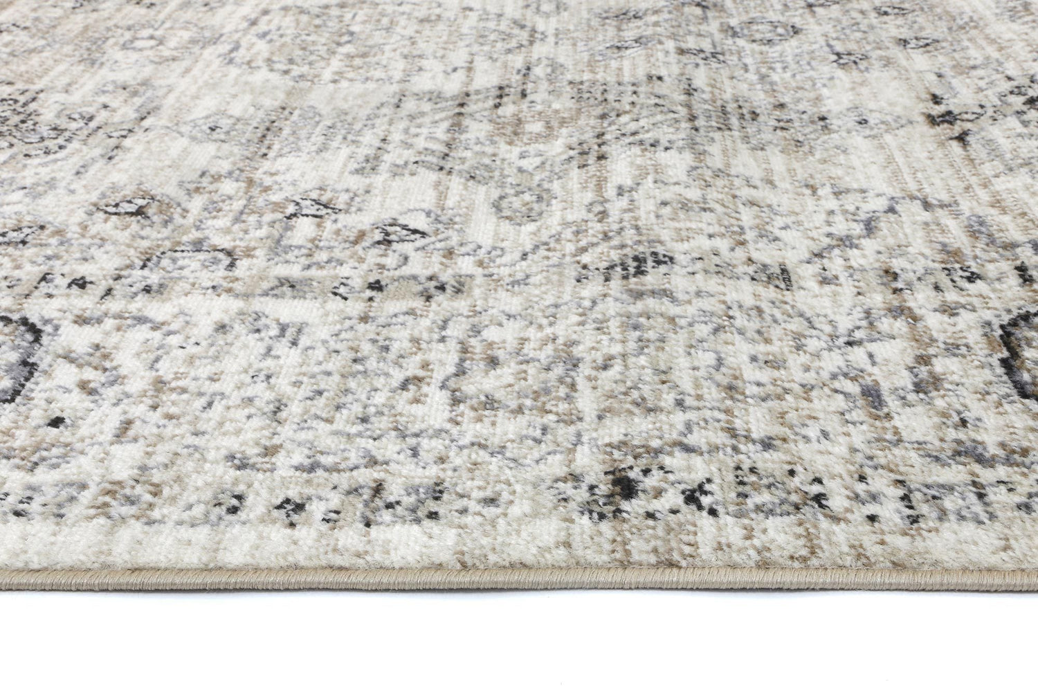 Arya Cream Grey Contemporary Rug