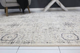 Arya Cream Grey Contemporary Rug