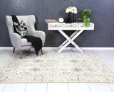 Arya Cream Grey Contemporary Rug