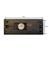 ATEN: LED Exterior Surface Mounted Curved Up/Down Wall Lights IP65