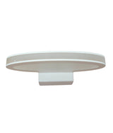 ATHENS: LED Interior Matte White Oval 1 Way Wall Light