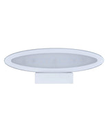 ATHENS: LED Interior Matte White Oval 1 Way Wall Light