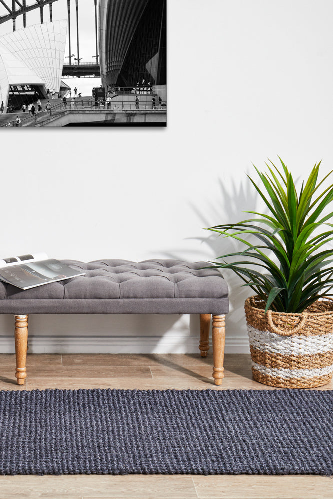 Atrium Barker Navy Jute Runner