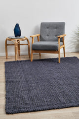 Atrium Barker Navy Jute Rug