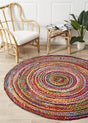 Atrium Chandra Braided Cotton Rug Multi