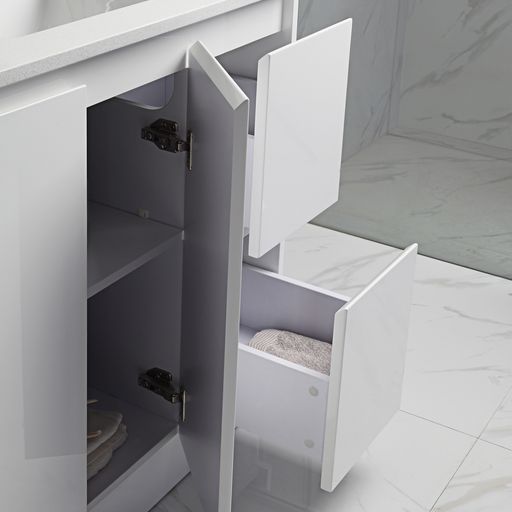 ALICE Freestanding Vanity Gloss White (All Sizes)