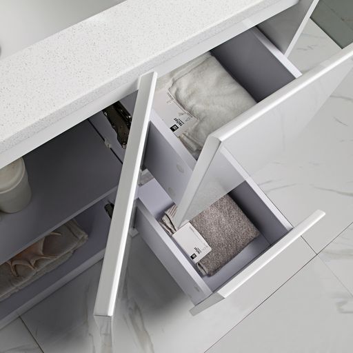 ALICE Freestanding Vanity Gloss White (All Sizes)