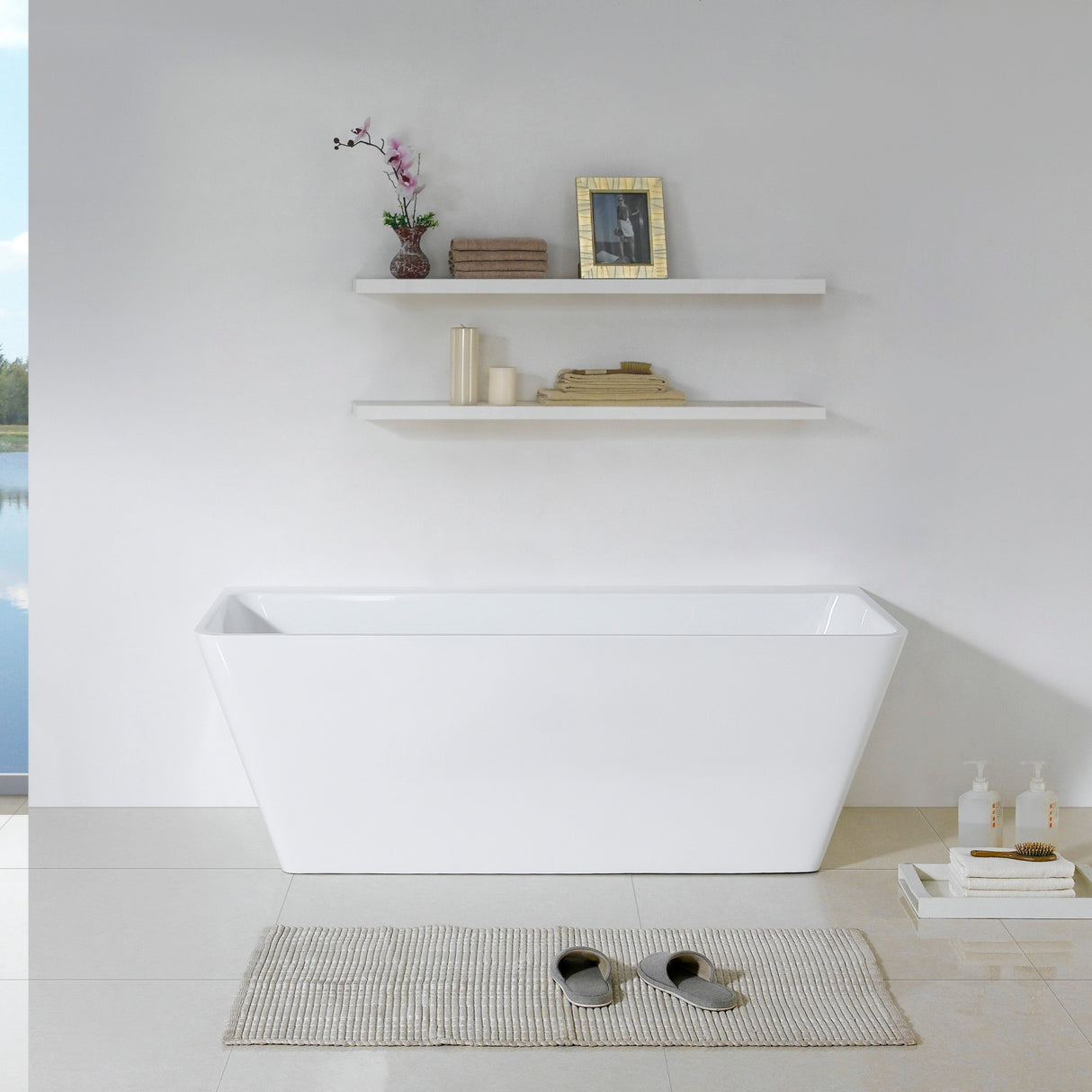 Avis Back to wall Bathtub with Non-Overflow (1600/1700mm)-Clearance