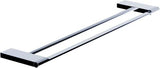 Geo Double Towel Rail (Chrome) - Clearance