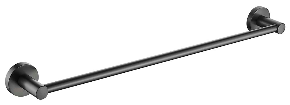 Ideal Single Towel Rail (Brushed Gun Metal)