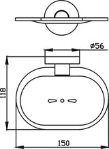 Ideal Soap Dish (Chrome)
