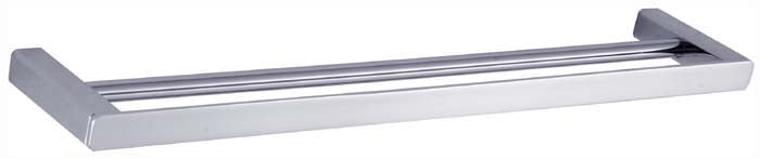 Elegant Double Towel Rail (Chrome)