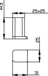 Elegant Robe Hook (Chrome)