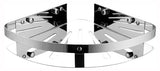 Universal Stainless Steel Corner Shelf (Chrome)