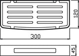 Universal Stainless Steel Shelf (Chrome)