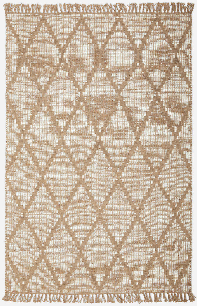 Bali Natural Jute Beige Brown Rug