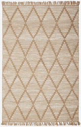 Bali Natural Jute Beige Brown Rug