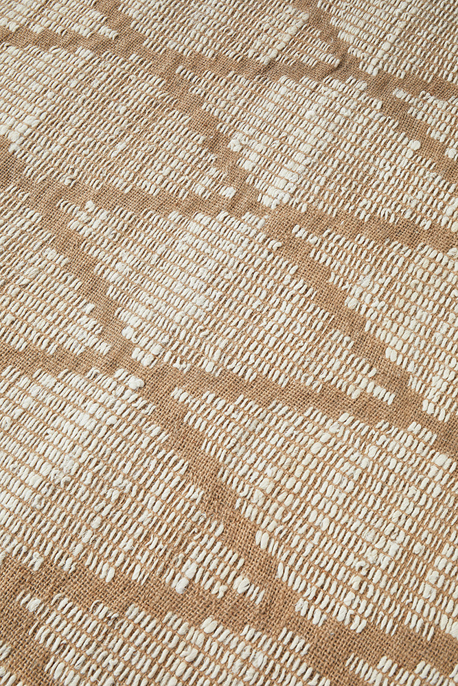 Bali Natural Jute Beige Brown Rug