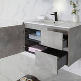 LOLA Wall Hung Vanity Grey (All Size)