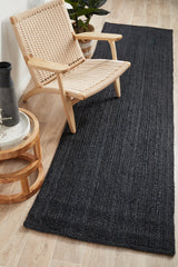 Bondi black, colour: black Runner Rug