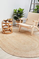Bondi Natural oval, shape: oval Rug