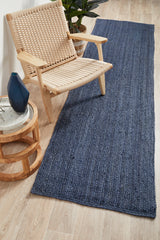 Bondi navy, colour: navy Runner Rug