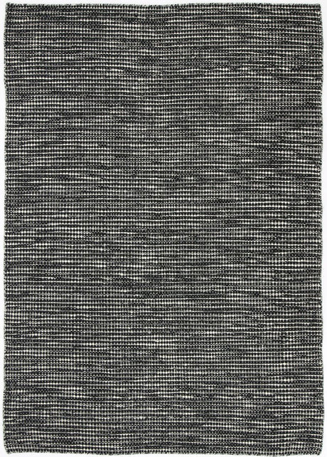 Scandi Black & White Reversible Wool Rug