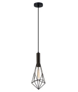 BLACKBAND & WHITEBAND Small Diamond Shape Bird Cage Pendant Lights