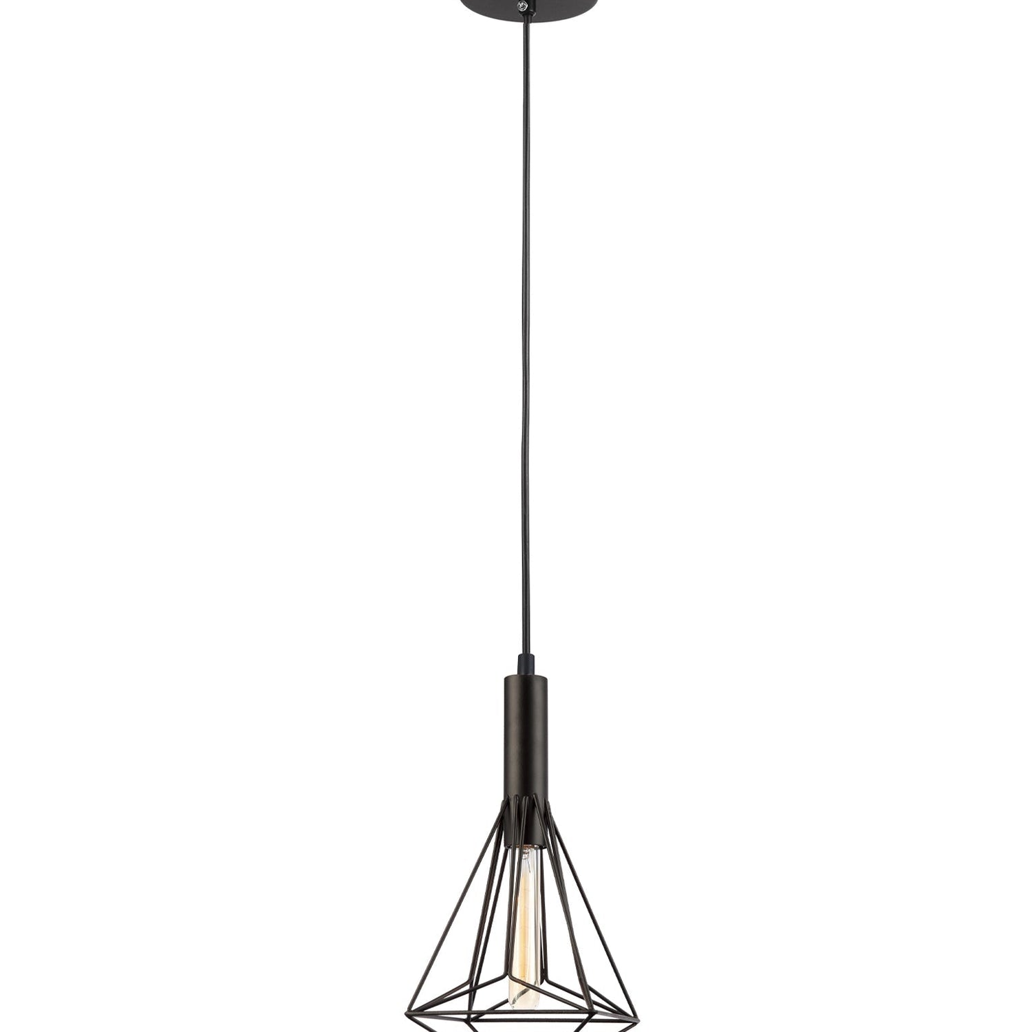BLACKBAND & WHITEBAND: Diamond Shape Bird Cage Pendant Lights
