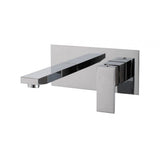 Blaze Bathtub Basin Wall Mixer With Spout - Chrome