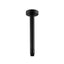 AQU Round Ceiling Shower Arm 300mm - Matte Black