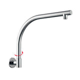Blaze Round Swivel Gooseneck Shower Arm - Chrome