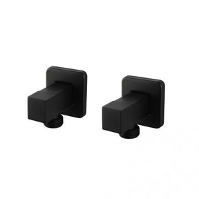 BLAZE Square Black 1/4 Turn Washing Machine Stop Tap