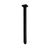 Blaze Square Ceiling Shower Arm 300mm - Black
