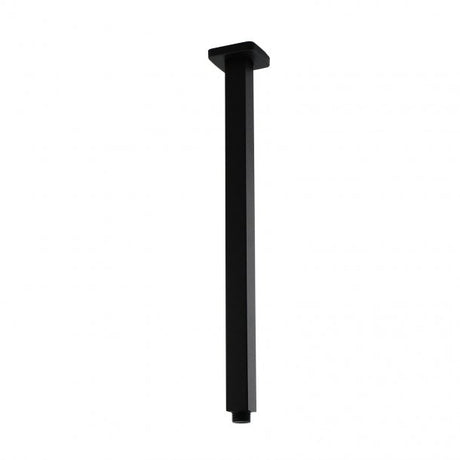 Blaze Square Ceiling Shower Arm 300mm - Black