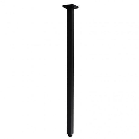 Blaze Square Ceiling Shower Arm 600mm - Black
